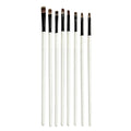 8-Piece Wooden Handle Watercolor Brush Set - Cream - COI0001 product image