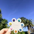 Hand-Made Seven-Color Bloom Dot Palette — Pearl Edition - COI0007 product image