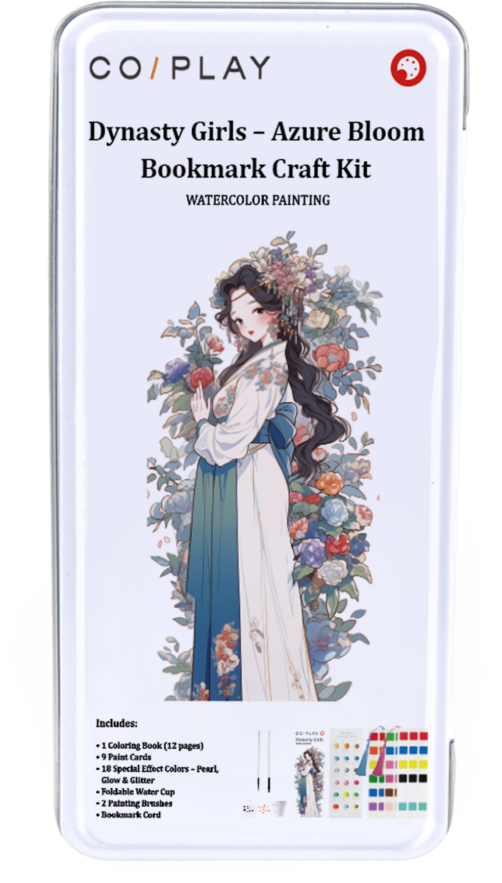 Dynasty Girls — Azure Bloom Bookmark Craft Kit - COI0012 additional product image 2