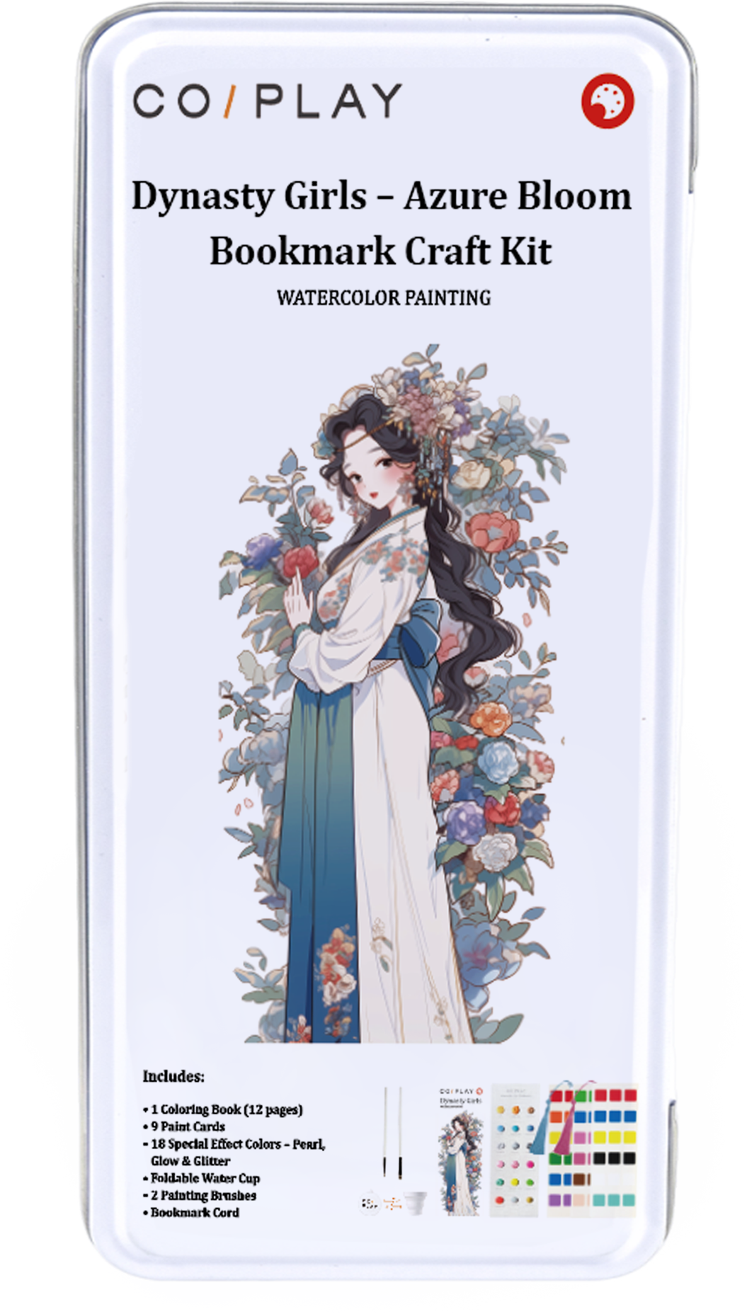 Dynasty Girls — Azure Bloom Bookmark Craft Kit - COI0012 additional product image 2