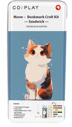 Meow Bookmark Craft Kit — Sandwich - COI0019 additional product image 2