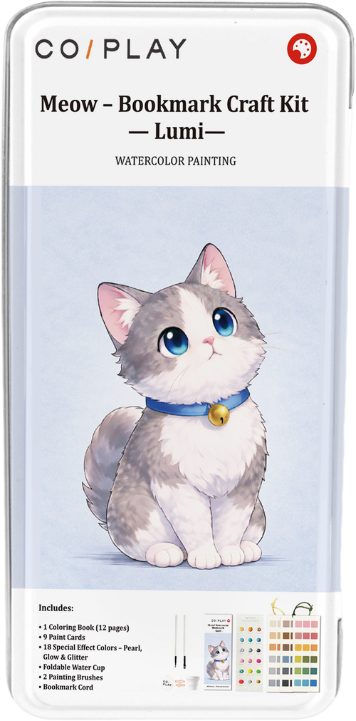 Meow Bookmark Craft Kit — Lumi - COI0021 additional product image 2