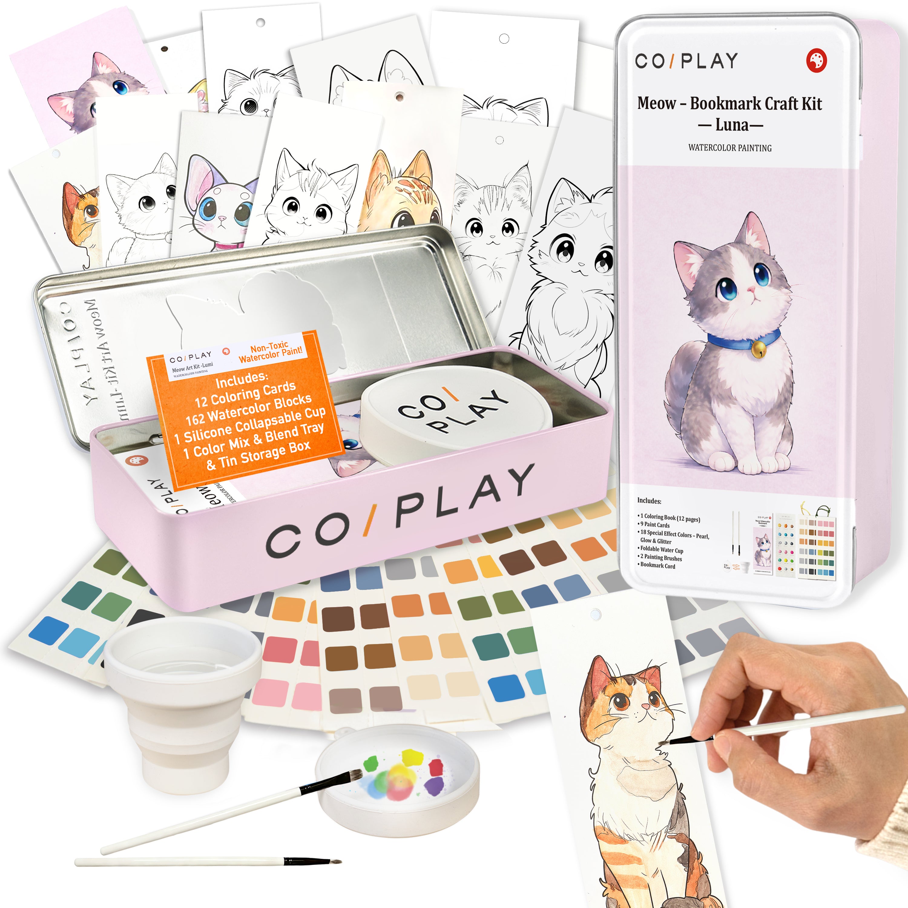 Meow Bookmark Craft Kit — Luna - COI0022 product image