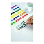 COI0040 Sedan Fantasy watercolor bookmark painting start with watercolor bookmark