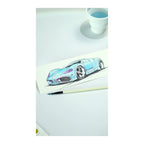 COI0040 Sedan Fantasy watercolor bookmark finished colored bookmark with water cup