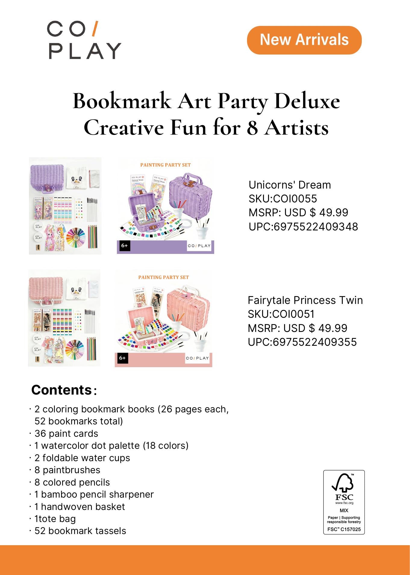 COI0051 FairytalePrincessArtParty8 official catalog overview