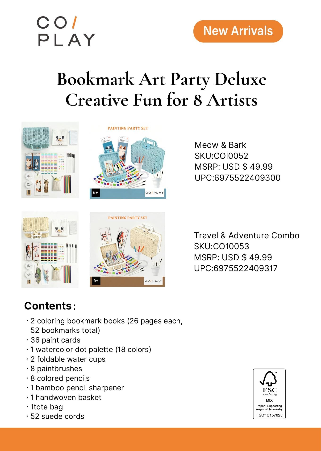 COI0053 TravelAdventureArtParty8 official catalog overview