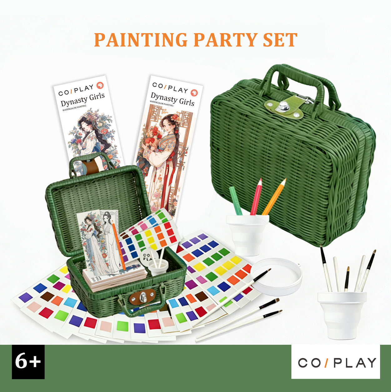 Dynasty Girls Bookmark Art Party Deluxe Creative Fun for 8 Artists - COI0054 additional product image 2