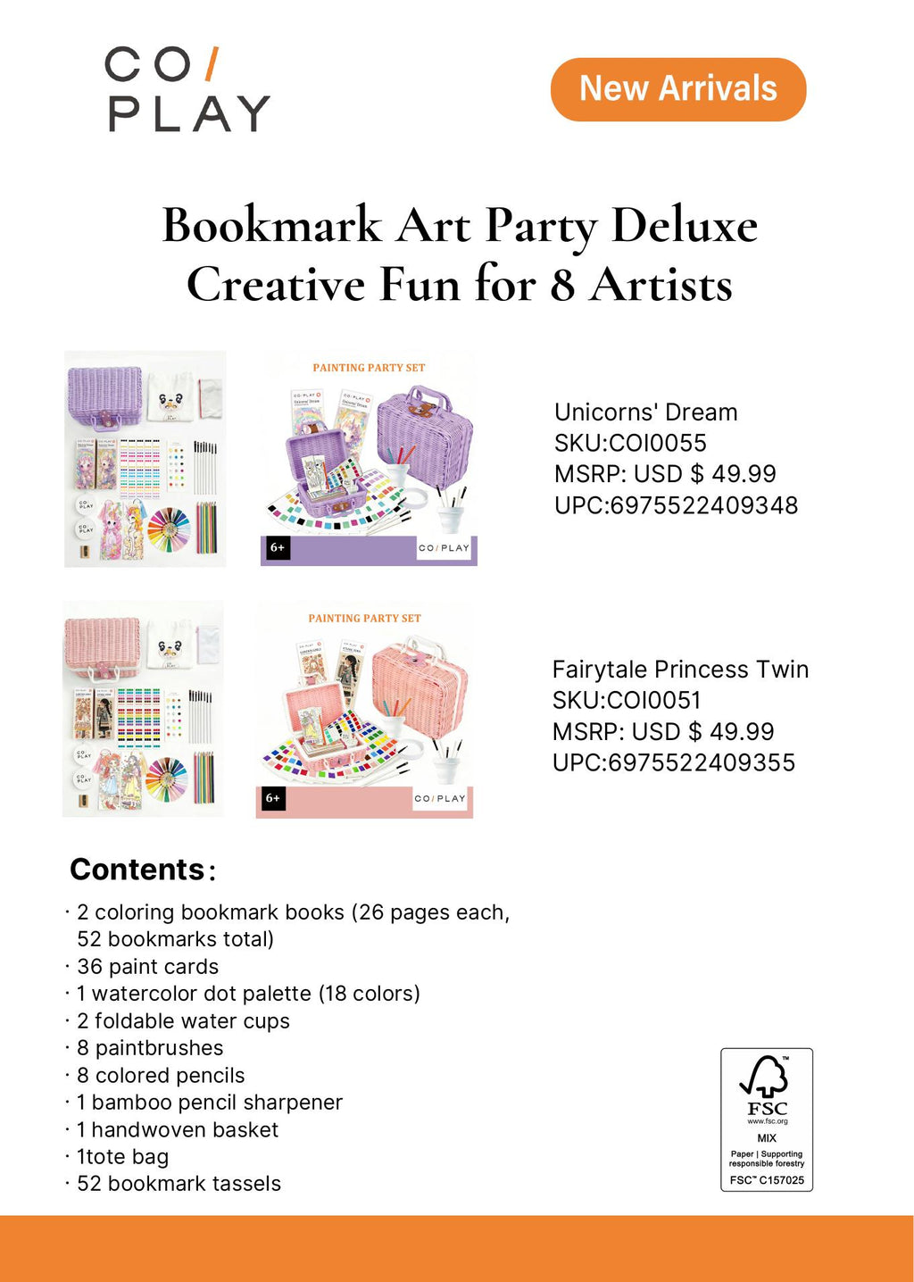COI0055 UnicornsDreamArtParty8 official catalog overview
