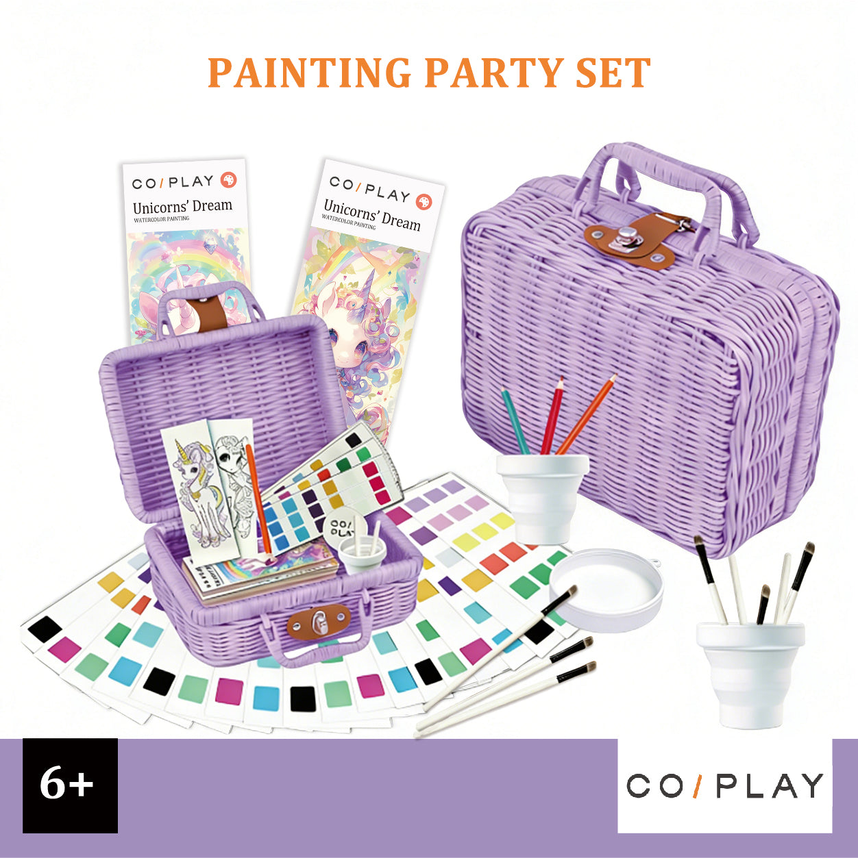 Unicorns' Dream Bookmark Art Party Deluxe Creative Fun for 8 Artists - COI0055 additional product image 2