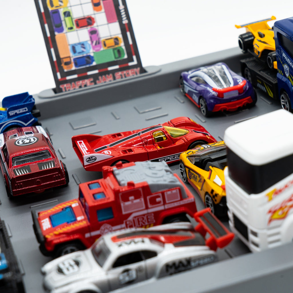 COI Play Adventure Wheels 21-car alloy set play scene