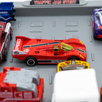 COI Play Adventure Wheels 21-car alloy set close-up play scene