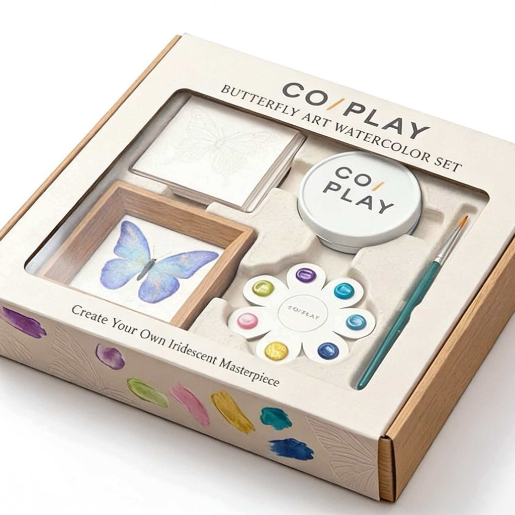 COI Play Frame & Create Butterfly boxed watercolor set
